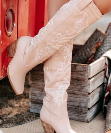 Charley Faux Leather Billini Cowboy Boots (Rose Clay) · NanaMacs