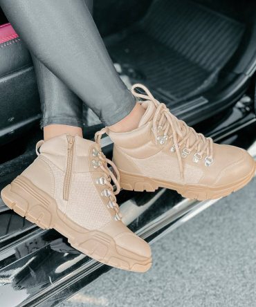 Aspen Adventures Lace-Up Boots (Nude) · NanaMacs