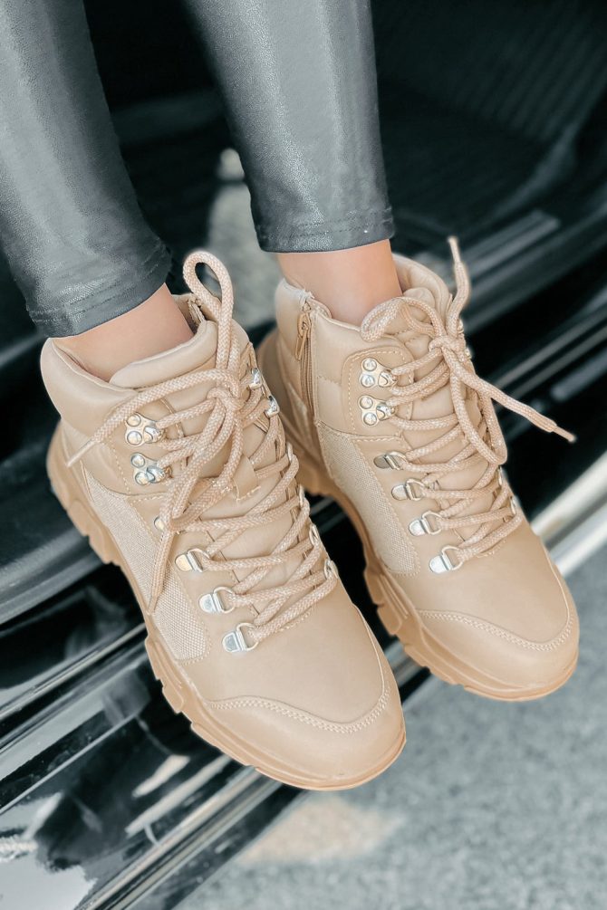 Aspen Adventures Lace-Up Boots (Nude) · NanaMacs - Image 2