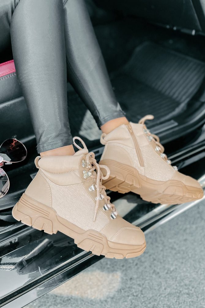 Aspen Adventures Lace-Up Boots (Nude) · NanaMacs - Image 4