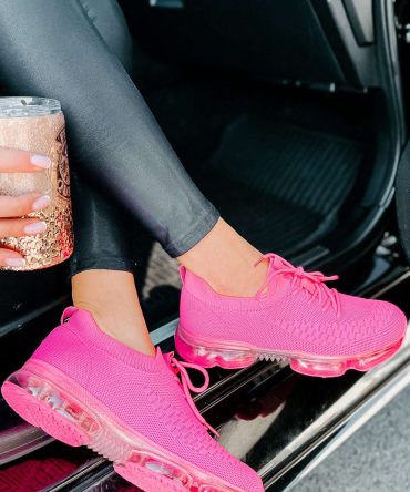 Style Activated Flyknit Sneakers (Hot Pink) · NanaMacs