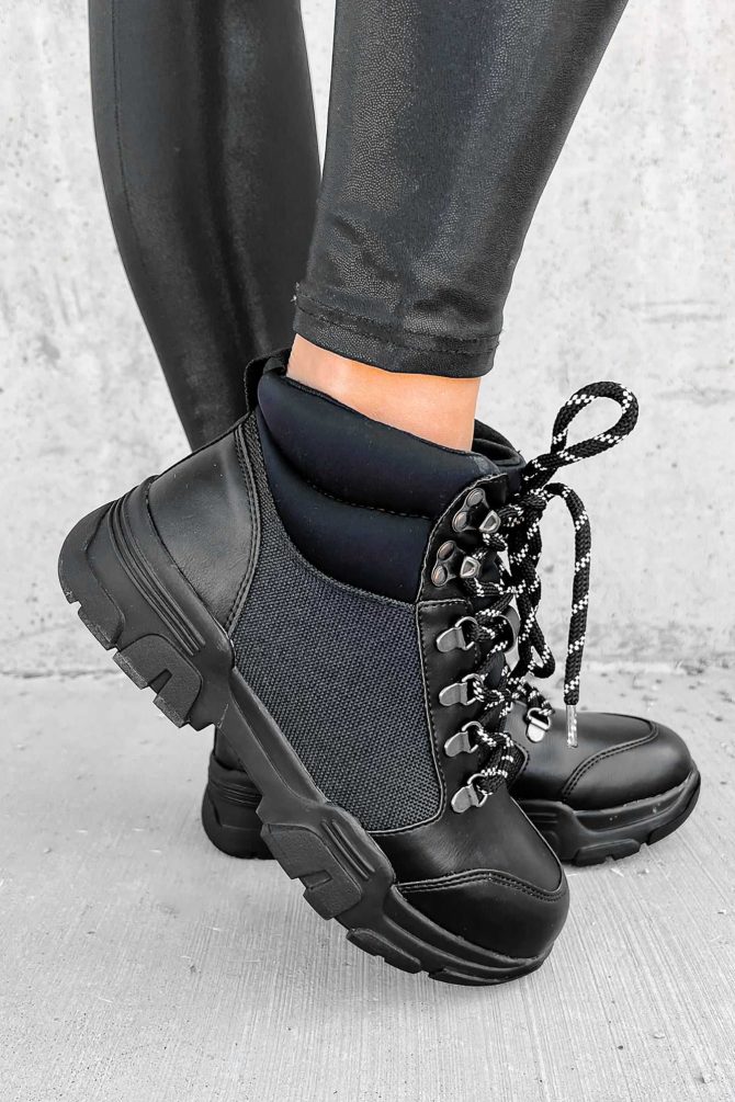 Aspen Adventures Lace-Up Boots (Black) · NanaMacs - Image 4