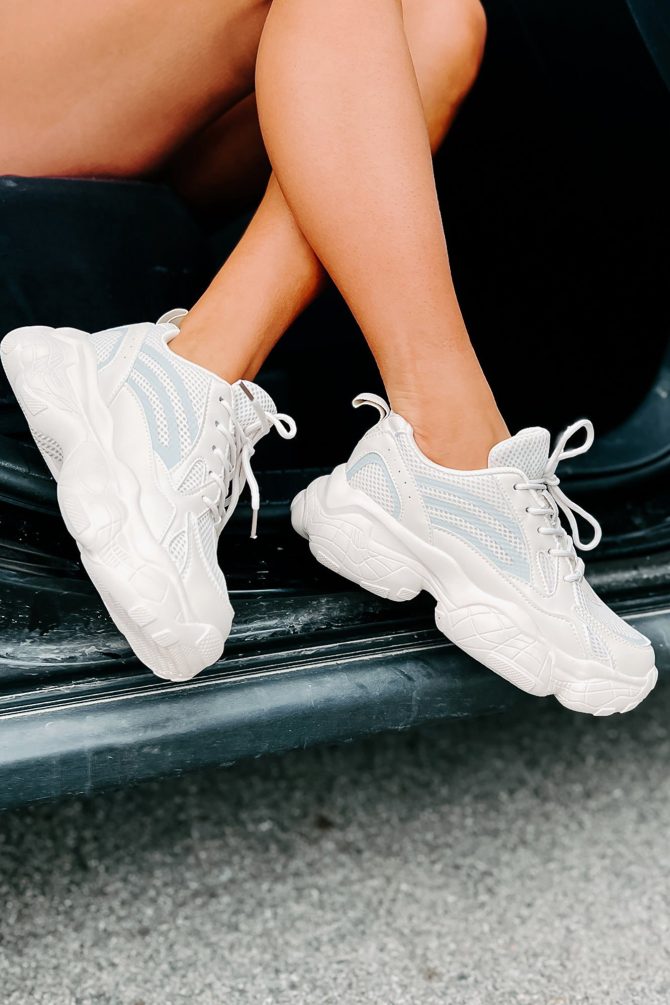 Making The Rounds Chunky Sneakers (Beige) · NanaMacs - Image 4