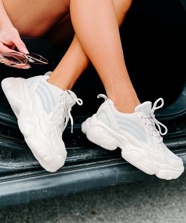 Making The Rounds Chunky Sneakers (Beige) · NanaMacs