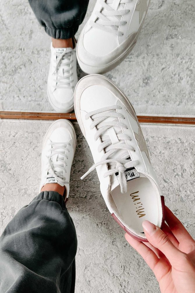 My New Found Love Faux Leather Sneakers (White Multi) · NanaMacs - Image 4