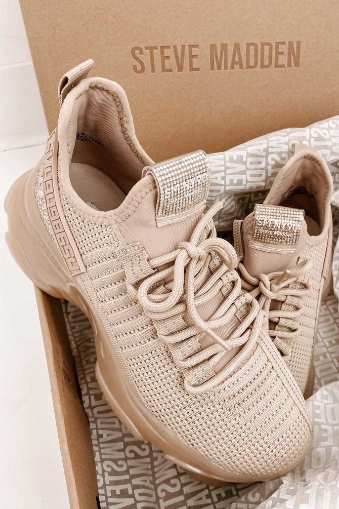 Raise The Bar Steve Madden Chunky Rhinestone Chunky Sneakers (Blush Mu · NanaMacs